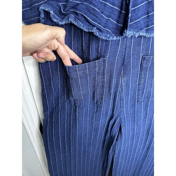 ANTHROPOLOGIE ETT:TWA STRIPED JUMPSUIT - Size Medium - Picture 11 of 15